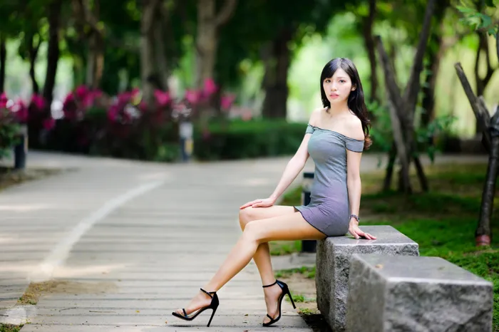 [Mzsock] NO.224 Bao Stockings and High Heels Beautiful Legs Outdoor Shot street photography#[79P]-23