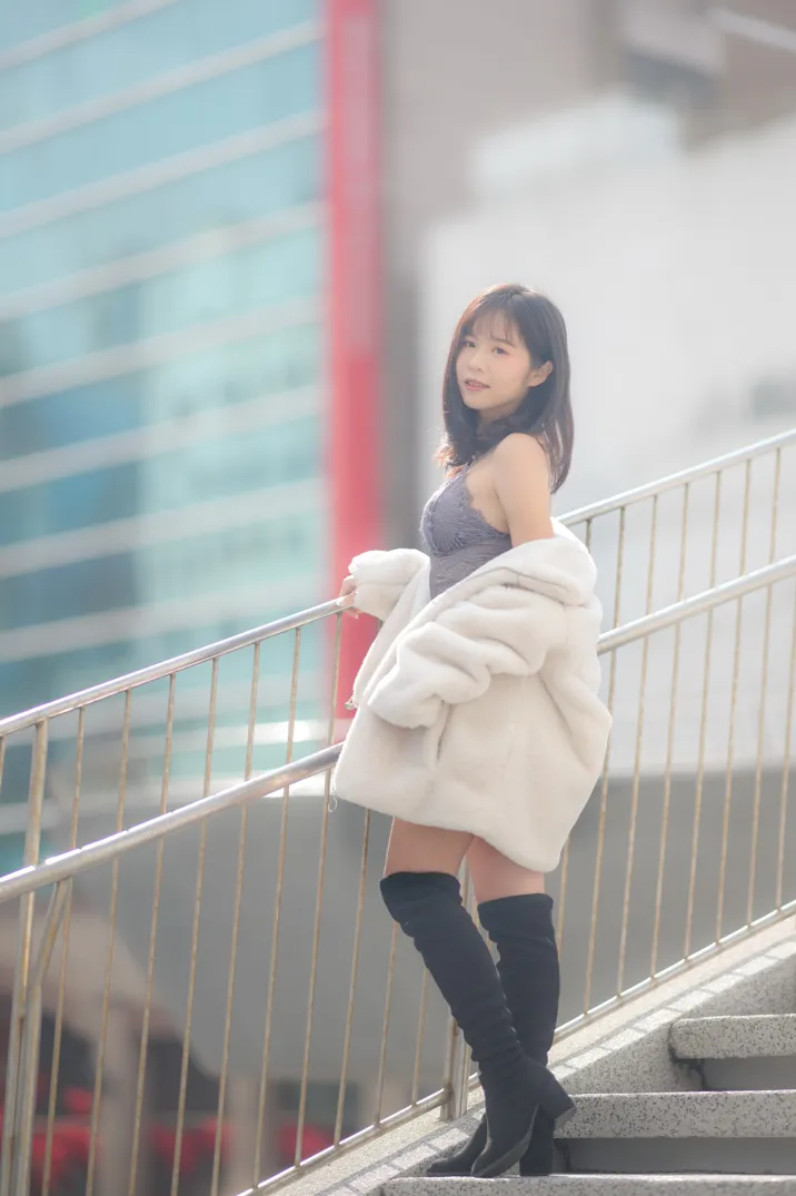 [Mzsock] NO.215 YoYo denim shorts and boots street photography#[105P]-29